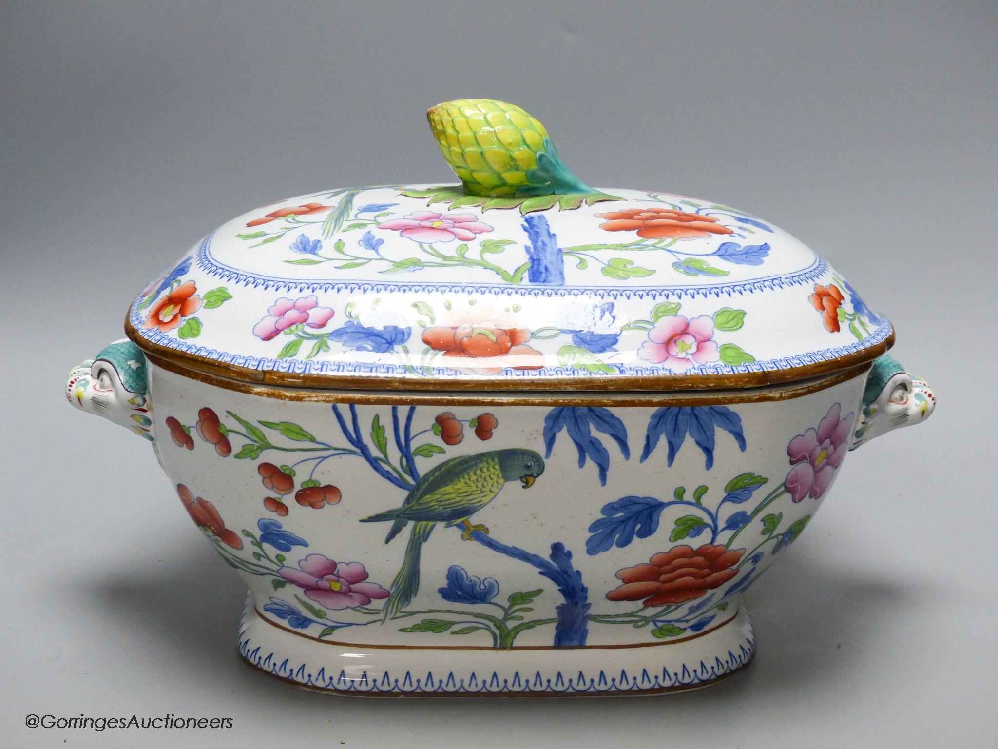 A 19th century stone china soup tureen